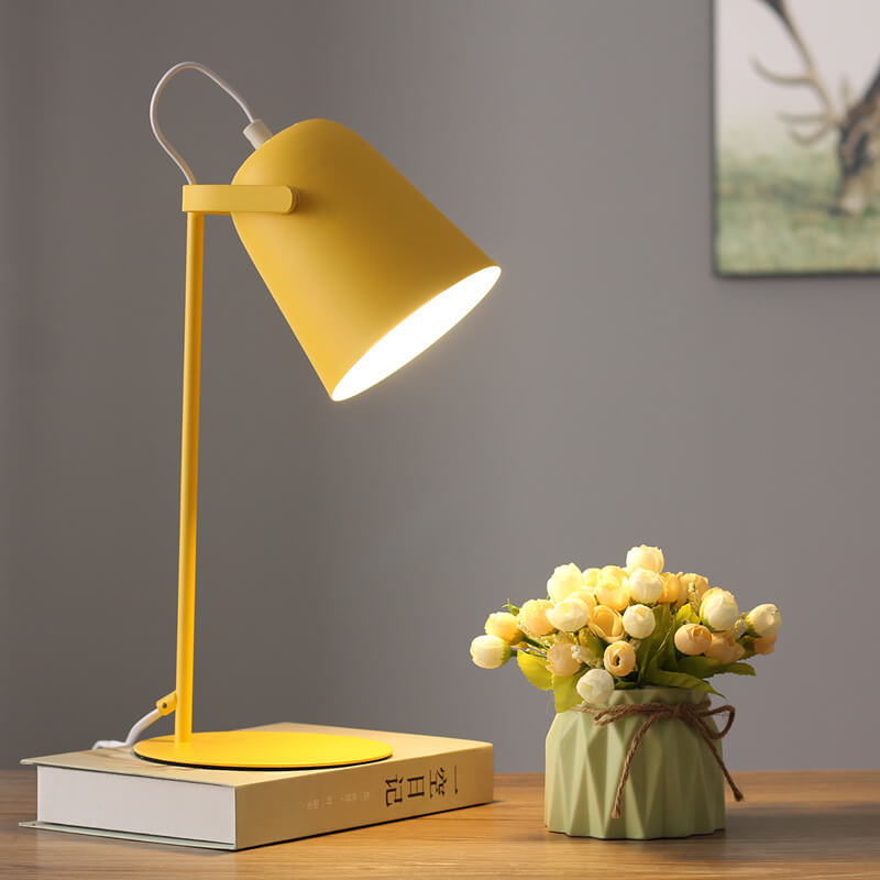 Nordic Macaron Color 1-Light Table Lamp - Creative Iron