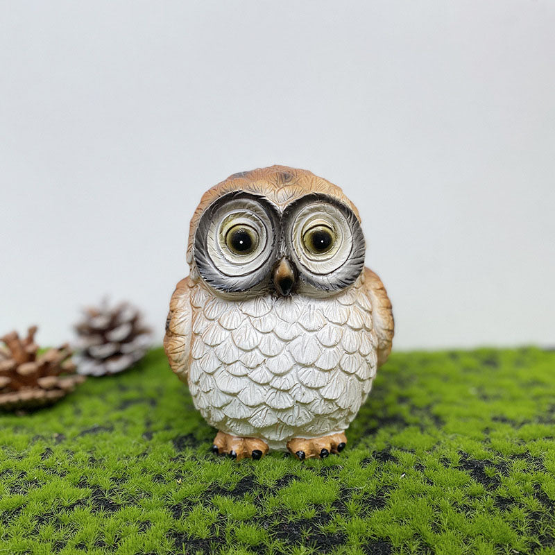 Premium Solar LED Owl Garden Light