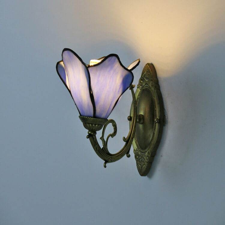 Tiffany Stained Glass Wall Sconce
