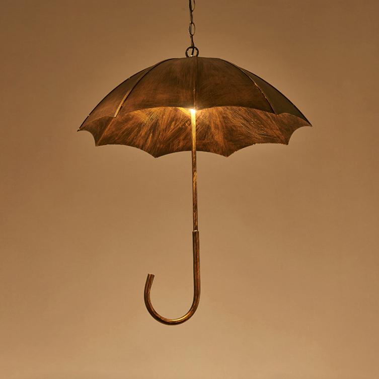 Retro Umbrella 5-Light Chandelier