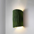 Nordic Striped Resin Wall Sconce
