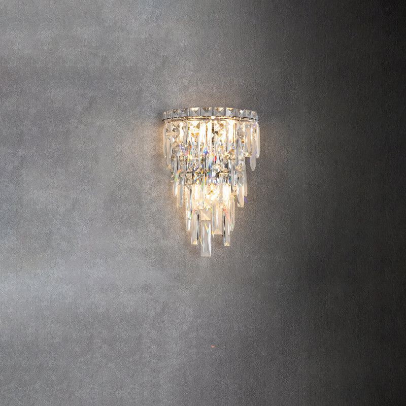 Crystal Tassel Wall Sconce