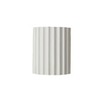 Scandinavian Resin Half Column 2-Light Wall Sconce