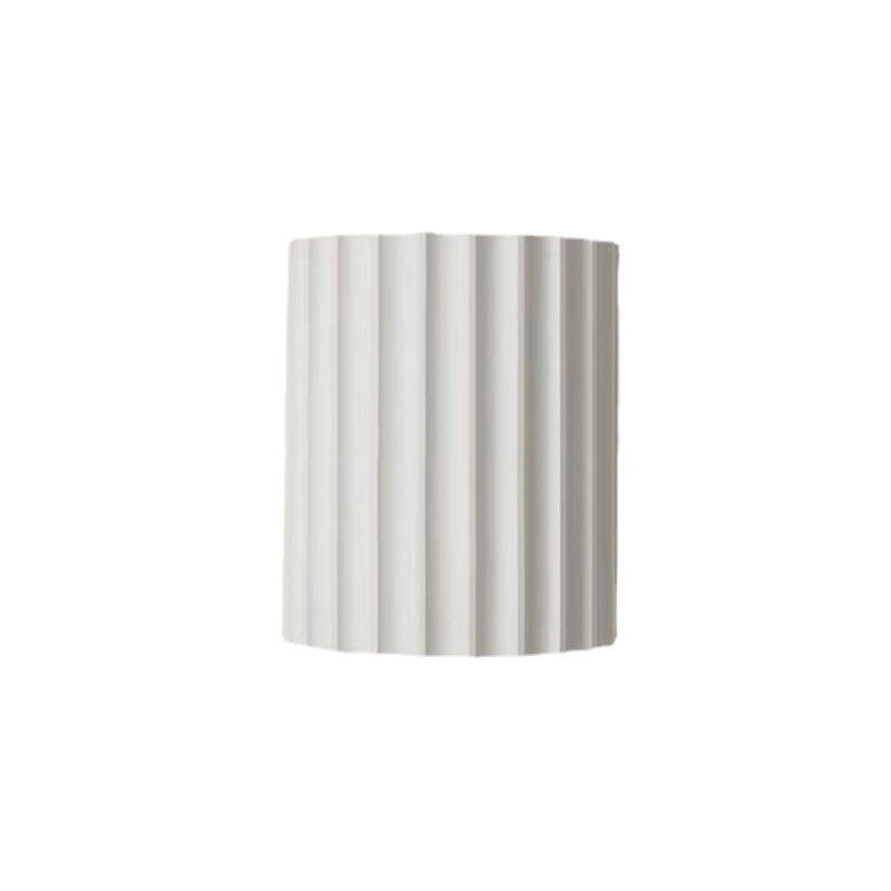 Scandinavian Resin Half Column 2-Light Wall Sconce