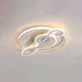 Nordic LED Ceiling Light with Music Notes Design