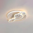Nordic LED Ceiling Light with Music Notes Design