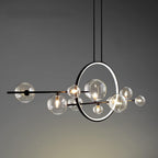Contemporary Glass Bubble Chandelier - 7/10 Light Design