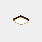 Contemporary Square Aluminum LED Flush Mount Ceiling Light for Outdoor Use