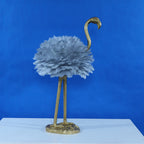 Nordic Goose Feather Flamingo Table Lamp - 1-Light Design for Bedside