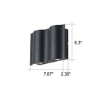 Contemporary Waterproof LED Outdoor Wall Sconce
