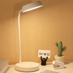 Nordic Minimalist LED Touch Desk Lamp with Eye Protection - Round Plate Design
