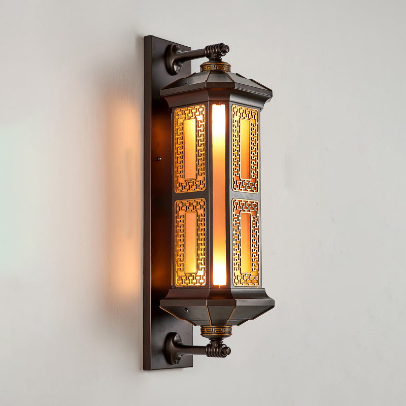 Premium Waterproof Aluminum and Glass Wall Sconce Lamp