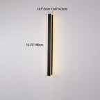 Premium Minimalist Rectangular LED Wall Sconce - Aluminum