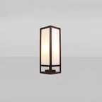 Premium Rectangular Parchment Wood Floor Lamp - 1-Light Design for Entertainment Spaces