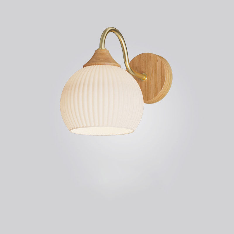 Nordic Striped Glass Wall Sconce