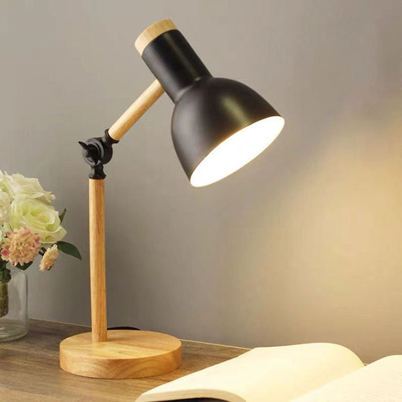 Nordic Iron Semi-Circular Table Lamp