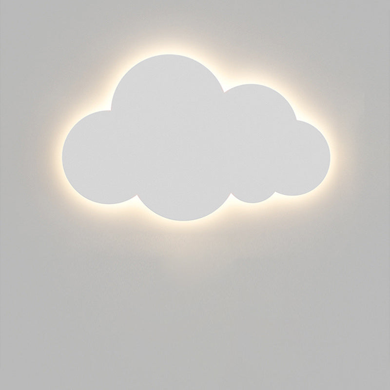 Smiley Cloud LED Kids Wall Sconce