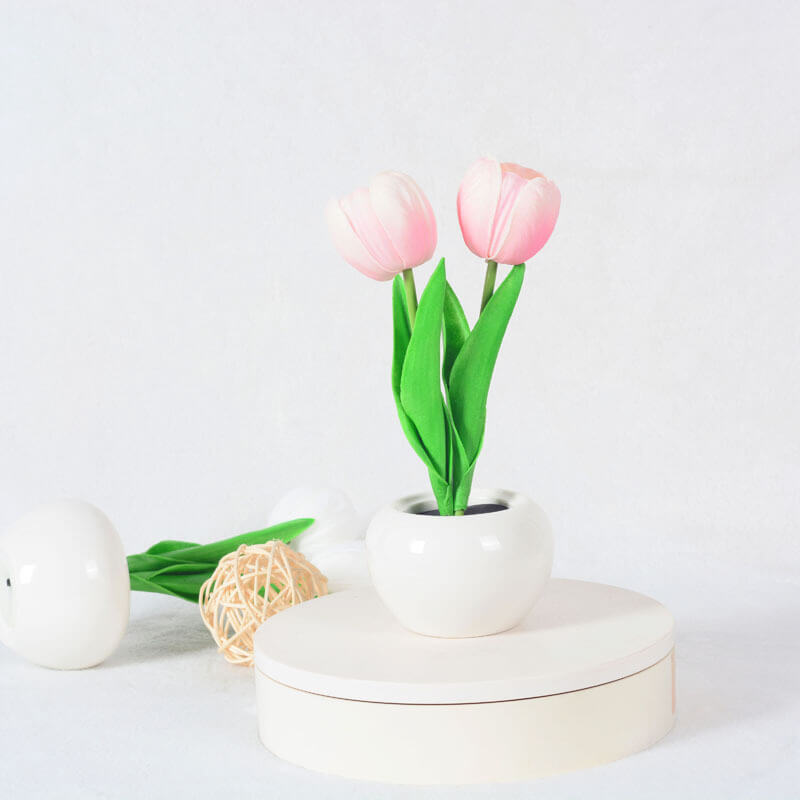 Premium LED Tulip Peony Night Light Table Lamp