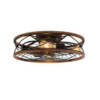 Industrial 4-Light Iron Ceiling Fan