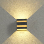 Premium Outdoor Waterproof LED Square Aluminum Wall Sconce