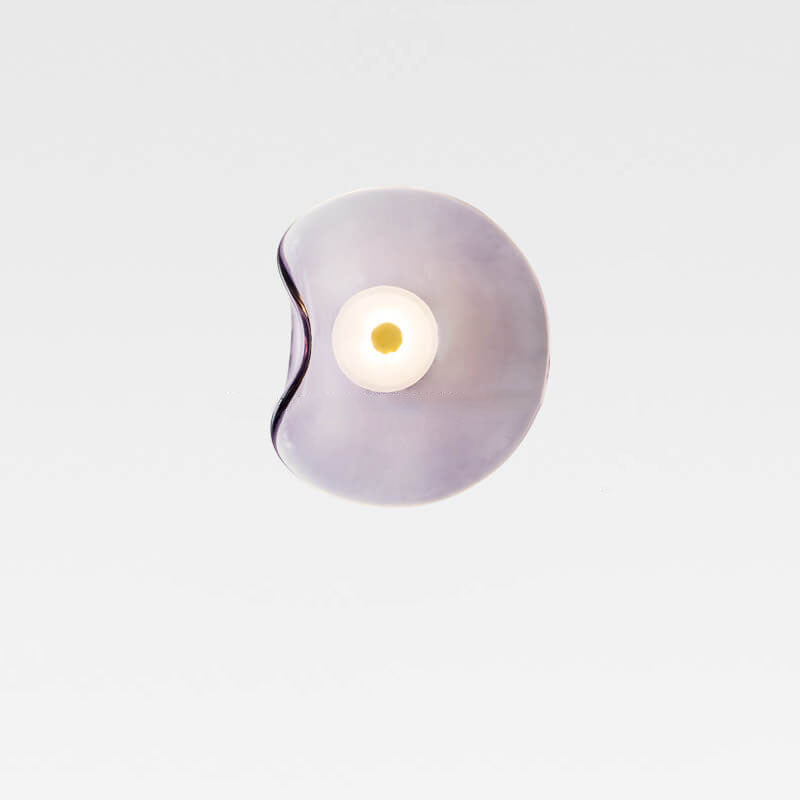 Round Glass LED Wall Sconce