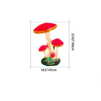 Premium Art Deco Solar LED Mushroom Outdoor Light
