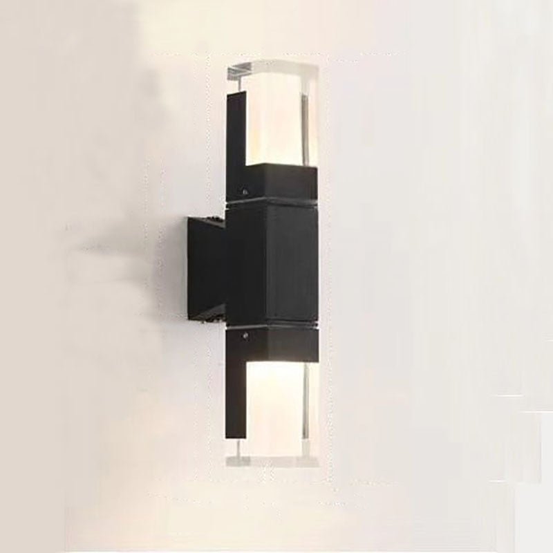 Modern Waterproof Rectangular LED Wall Sconce