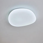 Minimalist Pebble Acrylic LED Flush Mount Ceiling Light for Bedroom