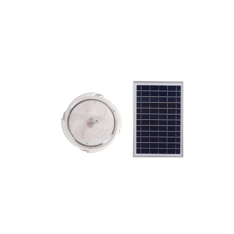 Premium Round Solar LED Flush Mount Light with Remote