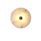 Luxury Round Marble and Iron LED Wall Sconce