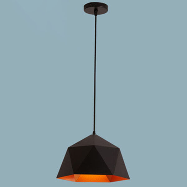 Geometric Lozenge 1-Light Pendant - Modern Macaroon Design