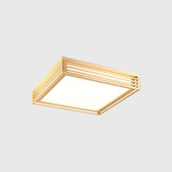 Wood Square LED Tatami Ceiling Light