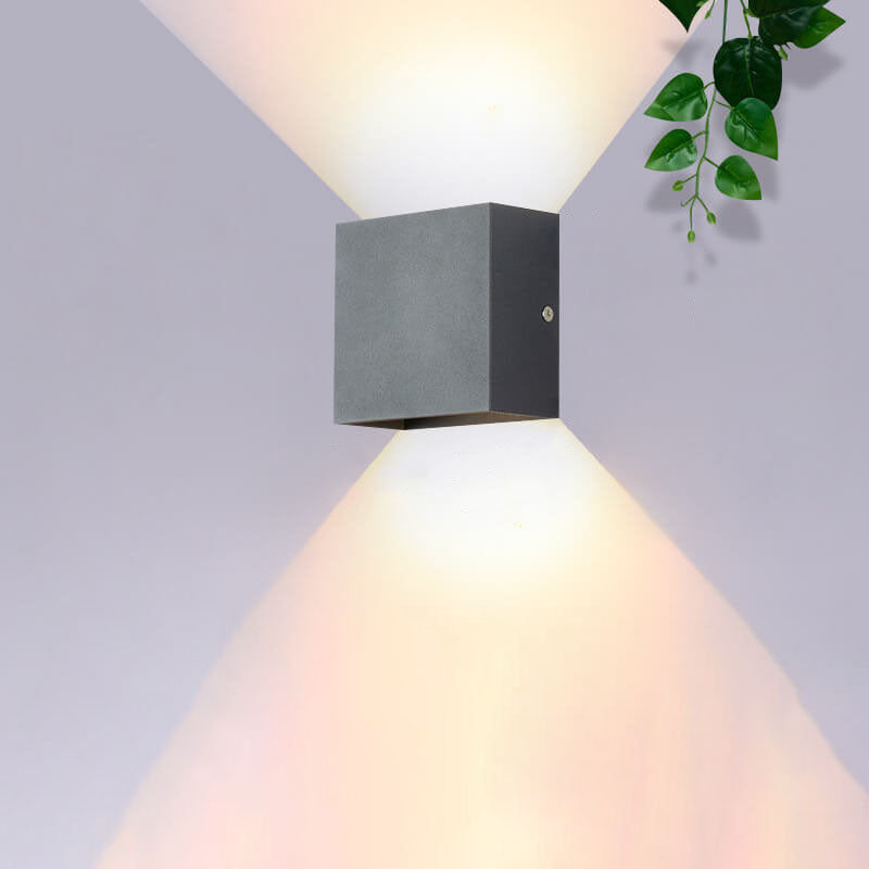 Square Aluminum LED Wall Sconce
