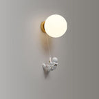 Modern Astronaut Orb Wall Sconce