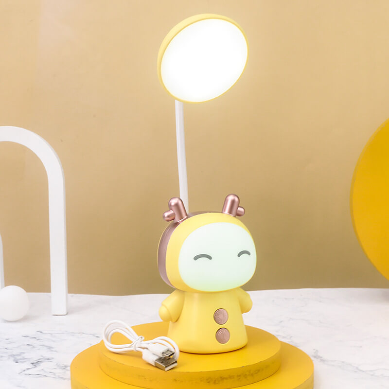 Colorful Cartoon Doll LED Desk Lamp for Kids - Eye Care Design