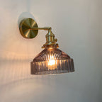 Brass Nordic Dome Glass Wall Sconce