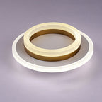 Nordic Acrylic LED Flush Mount Ceiling Light - Square & Circle Design
