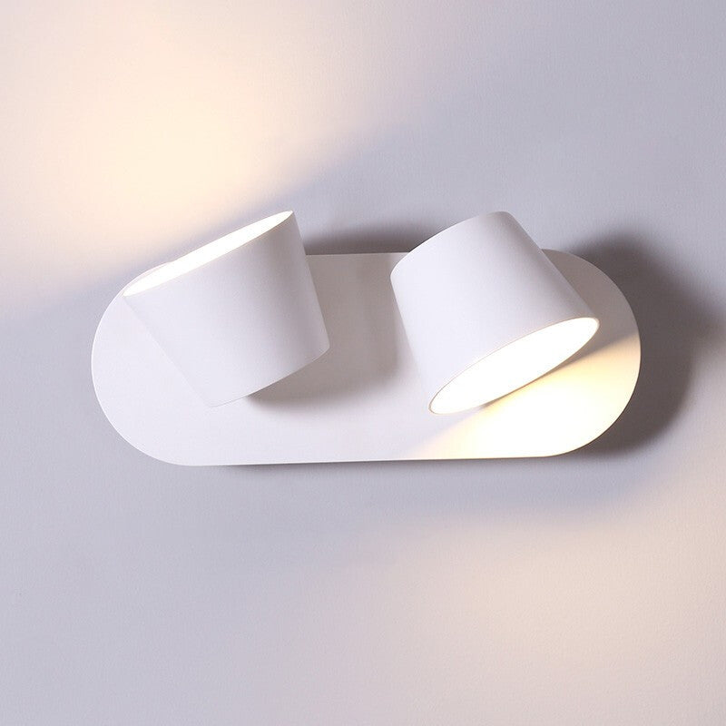 Frosted Dome Rotatable LED Sconce