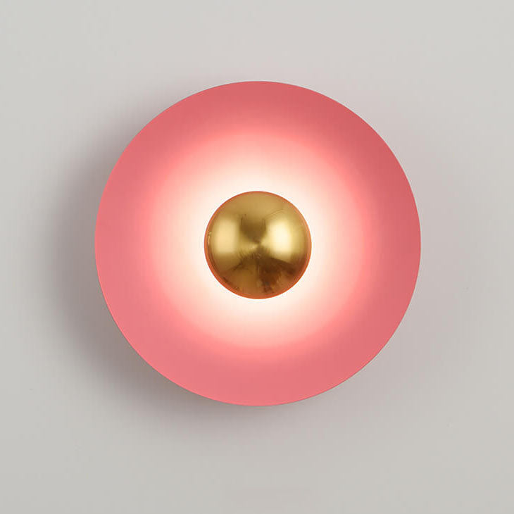 Nordic Multicolor Round LED Wall Sconce