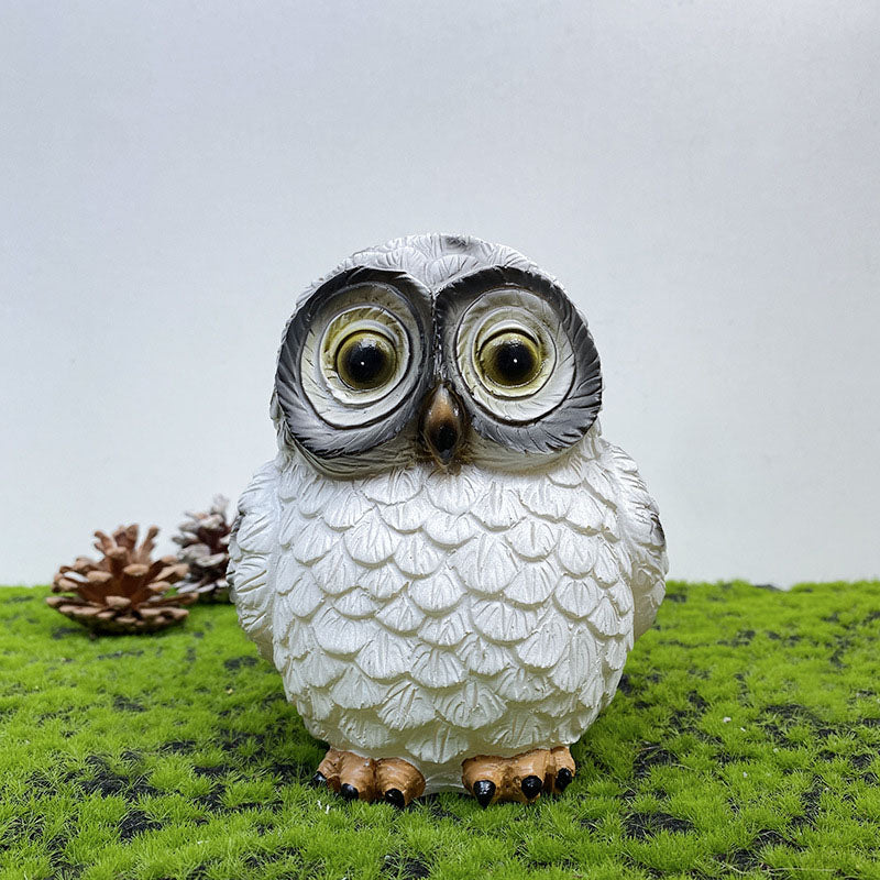 Premium Solar LED Owl Garden Light