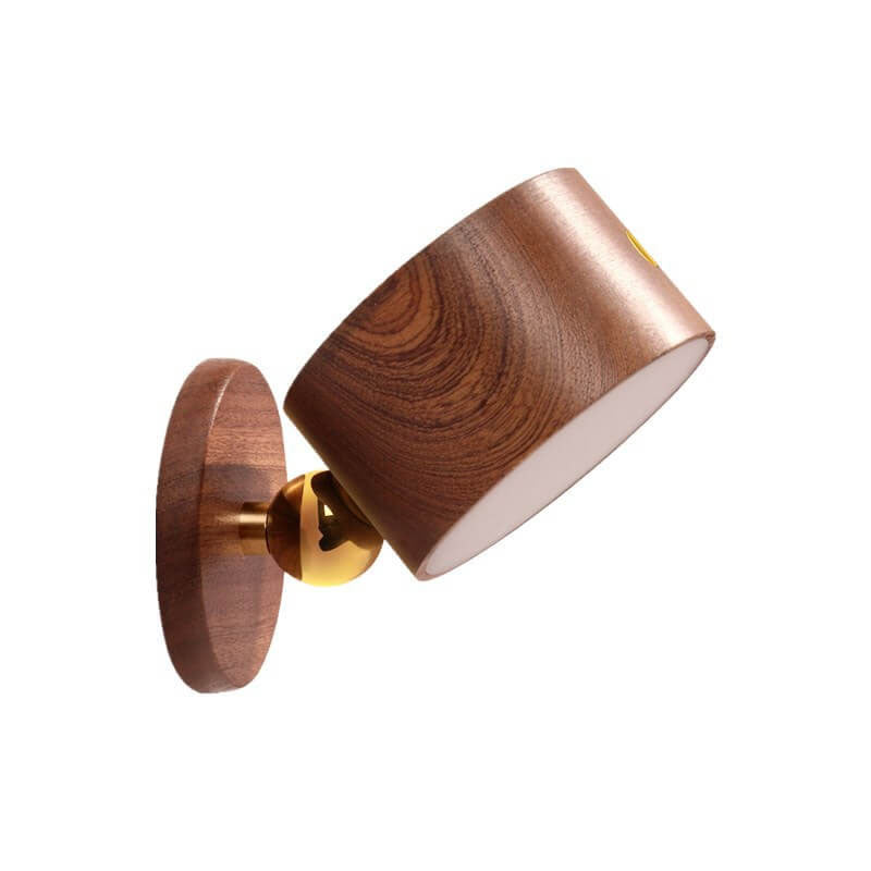 Wooden USB Rechargeable LED Wall Sconce