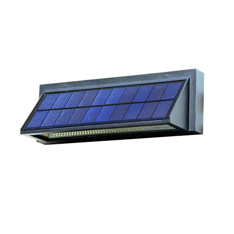 Premium Outdoor Solar Waterproof Rectangular LED Wall
