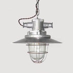 Vintage Industrial Iron Cage 1-Light Pendant Lamp