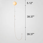 Minimalist Glass Globe Wall Sconce