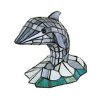 Premium Tiffany Stained Glass Animal Table Lamp - 1-Light Decorative Accent