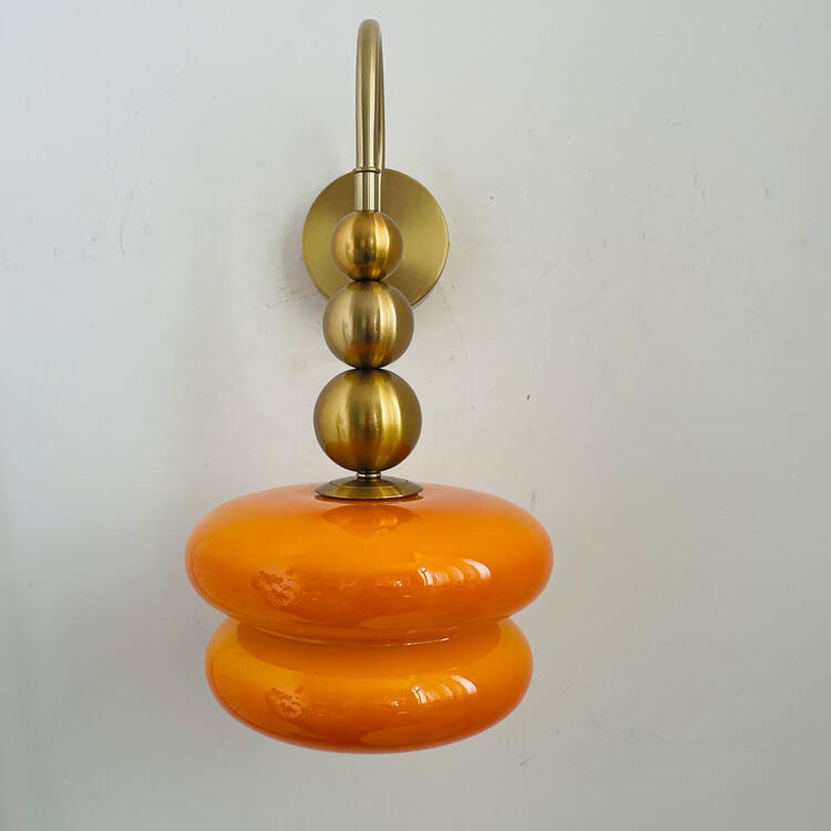 Macaron Gourd Glass Wall Sconce