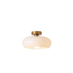 Modern Retro Round Glass Pendant Light