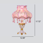 Luxury Lace Resin 1-Light Table Lamp - European Design