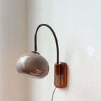 European Glass & Wood 1-Light Wall Sconce