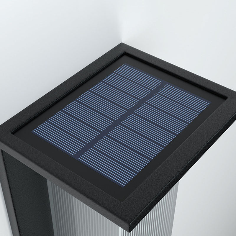 Premium Minimalist Solar Waterproof Stainless Steel LED